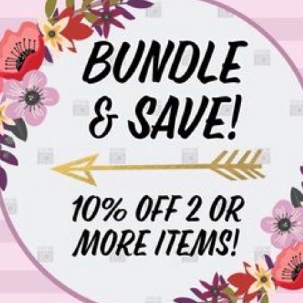 BUNDLE 2 ITEMS FOR 10% OFF!
